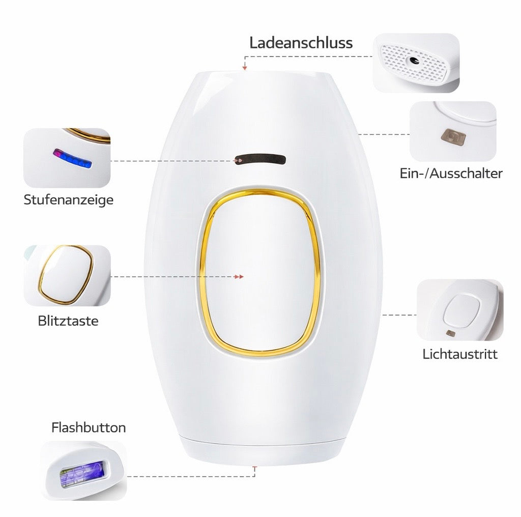 🖤 Laser Hair Pro™ IPL Haarentfernung für Zuhause